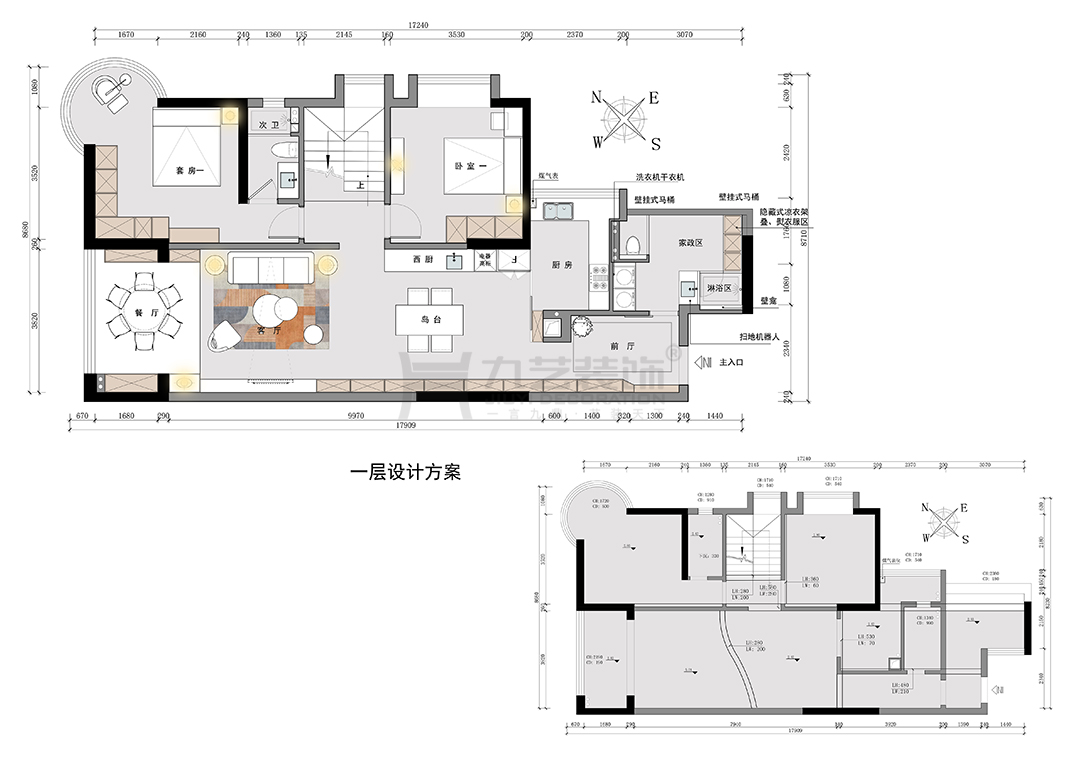 二层设计方案